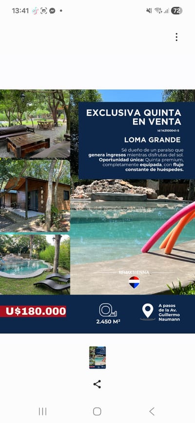 MARAVILLOSA QUINTA EN VENTA!!!INVERSIÓN SEGURA!!!