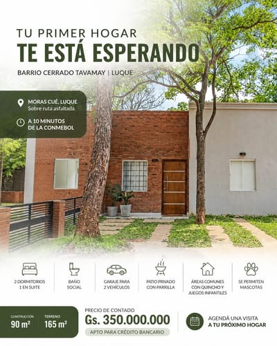 Casa En Barrio Cerrado Luque- Mora Cue