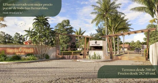 VENDO TERRENO EN EL BARRIO PINDO SAN BERNARDINO  – Tu refugio en San Bernardino