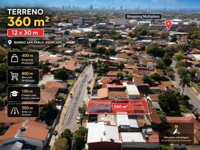 VENDO PROPIEDAD CON GRAN POTENCIAL EN SAN PABLO - ASUNCIÓN
