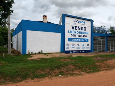 SE VENDE TINGLADO CON SALON  Y VIVIENDA - BELLA VISTA N.