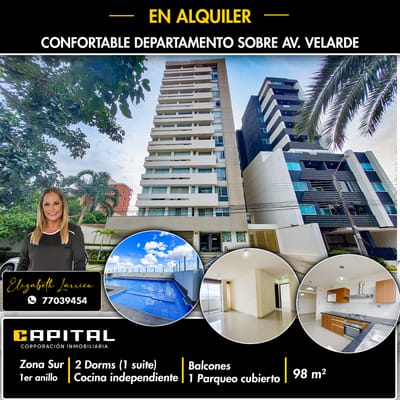 Departamento en alquiler zona centro Avenida Velarde