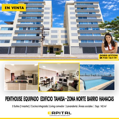  PENTHOUSE EN VENTA – EDIFICIO TAMISA