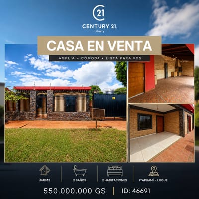  En Venta: Encantadora Casa de 360 m² en Itapuami – Luque