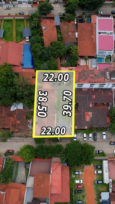 Terreno 860m2 en venta zona norte av alemana 