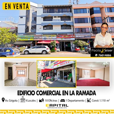 Edificio comercial en venta, Mercado La Ramada, Santa Cruz, Bolivia