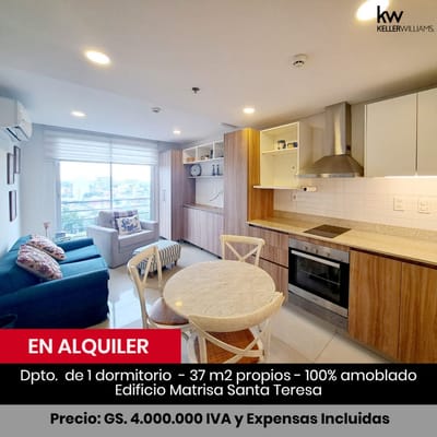 ALQUILO DEPARTAMENTO EN MATRISA SANTA TERESA