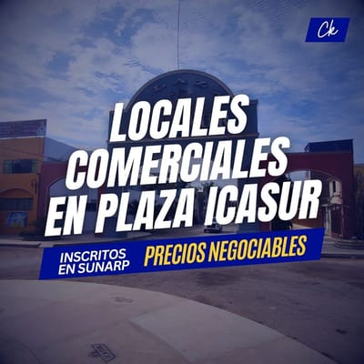 Locales comerciales con título de propiedad en Ica.
