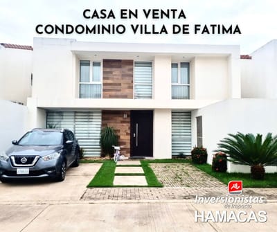 CASA EN VENTA DE 3 DORMITOTIOS Y 2 PISOS  CONDOMINIO VILLA FATIMA