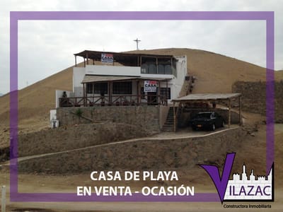 VENDO CASA EN PLAYA PUERTO FIEL - KM 122- MALA CAÑETE