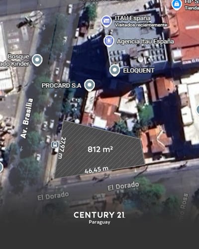 OPORTUNIDAD PARA DESARROLLO – ESQUINA ESTRATÉGICA EN AVDA. BRASILIA