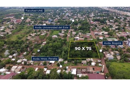 VENDO AMPLIO TERRENO EN CIUDAD DEL ESTE