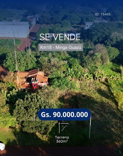 Terreno En Venta – Km 18, Minga Guazú