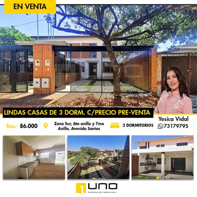 HERMOSAS CASAS CON PRECIOS DE PRE-VENTA 
