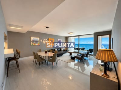 Espectacular apartamento en alquiler en la torre mas lujosa de Punta del este