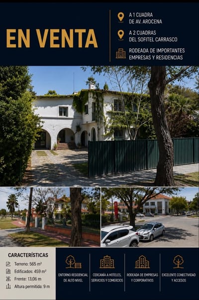 Venta casa en Carrasco 4 dormitorios