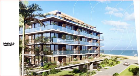 Venta de apartamento en la Mansa, 2 dormitorios, 2 baños, balcon y buena vista al mar.