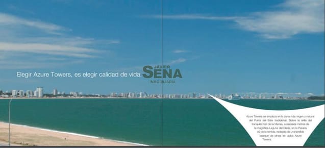Venta de espectacular apartamento en la Mansa de 2 dormitorios en suite y toilette, piscina.