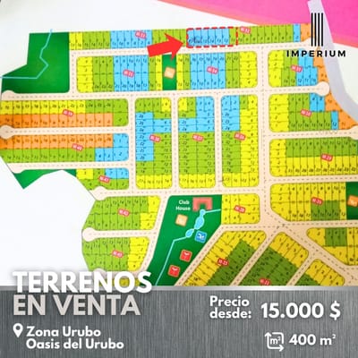 LOTES EN OASIS DEL URUBÓ – LISTOS PARA CONSTRUIR O INVERTIR