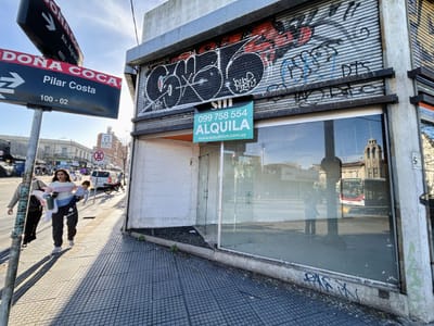 ALQUILER LOCAL ESQUINA COMERCIAL AGRACIADA Y PILAR COSTA PASO MOLINO