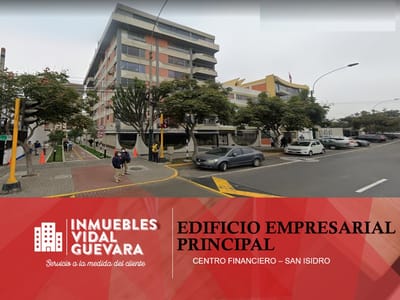 ALQUILER OFICINA IMPLEMENTADA DE 70.00 M2 EDIFICIO PRINCIPAL - SAN ISIDRO