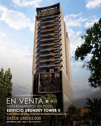 Vendo departamento en Pozo en Urundey Tower 2 - Bo Jara.