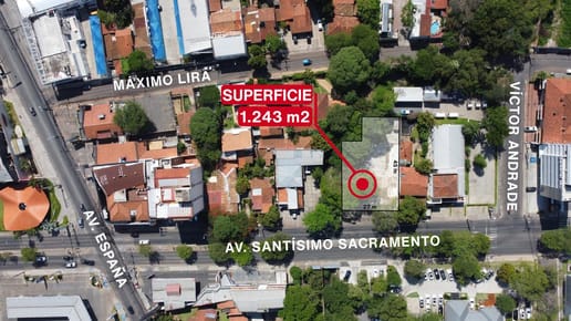 En venta terreno de 27 m de frente sobre Sacramento