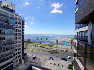 VENTA Y ALQUILER APARTAMENTO PUNTA CARRETAS 4 DORMITORIOS TERU Y RAMBLA VISTA MAR 2 GARAJES PARRILLA