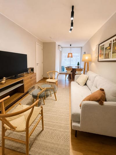 VENTA APARTAMENTO MONOAMBIENTE PARQUE BATLLE PONCE y RIVERA ED. CORAL BAY AL FRENTE