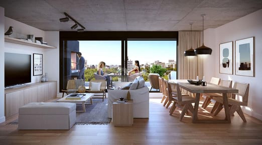 VENTA APARTAMENTO 2 DORMITORIOS CORDÓN JOSÉ E. RODÓ Y CASSINONI ED. DOO RODÓ PASOS BULEVAR AL FRENTE