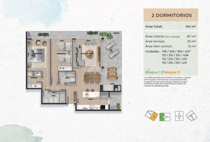 VENTA APARTAMENTO 2 DORMITORIOS CARRASCO BARRIO PARQUES ED NOVUS PARQUES LA CALETA TERRAZA PARRILLER