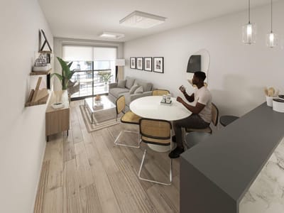 VENTA APARTAMENTO 2 DORMITORIOS CORDON ANA MONTERROSO Y JOAQUIN REQUENA ED. TORRES MUNDRA A ESTRENAR