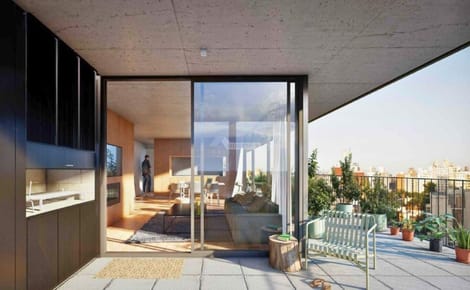 VENTA APARTAMENTO POCITOS 1 DORMITORIO SOLANO ANTUÑA ED. SOLANO UY TERRAZAS ESTRENA