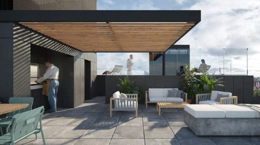 VENTA APARTAMENTO POCITOS 1 DORMITORIO SOLANO ANTUÑA ED. SOLANO UY TERRAZA ESTRENA