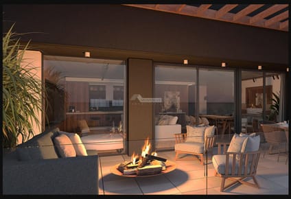 VENTA APARTAMENTO 1 DORMITORIO POCITOS ED. NOIR VISTA CON TERRAZA TODO EXTERIOR