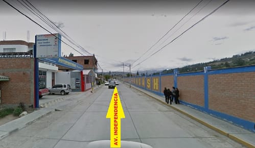 Venta de Terreno en Caserío Vichay, Av Independencia, Huaraz