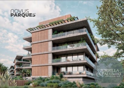 Apartamento 2 Dormitorios en Novus Parques - Terraza + Parrillero - Amenities