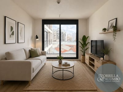 Terraza y Parrillero exclusivo - 2 dorm - 3 cruces