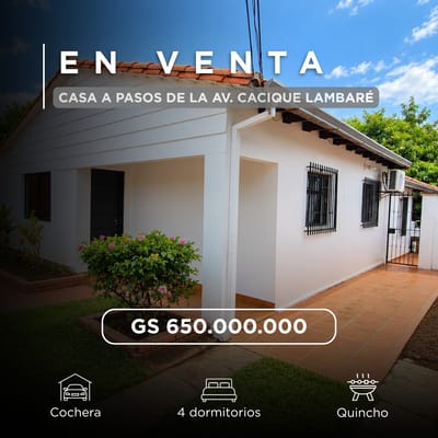 OPORTUNIDAD EN LAMBARÉ