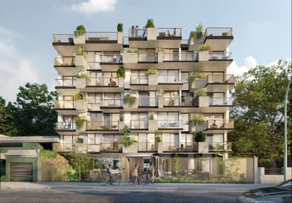 1 Dormitorios PB con terraza y jardin pequeño