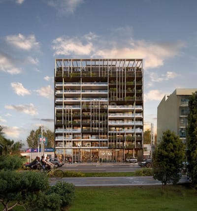 Apartamento con divina terraza al norte.