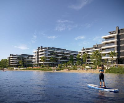 Apartamento 2 dormitorios en entorno natural con lago y playa privada
