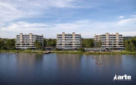 Apartamento de 2 dormitorios sobre el Lago Calcagno