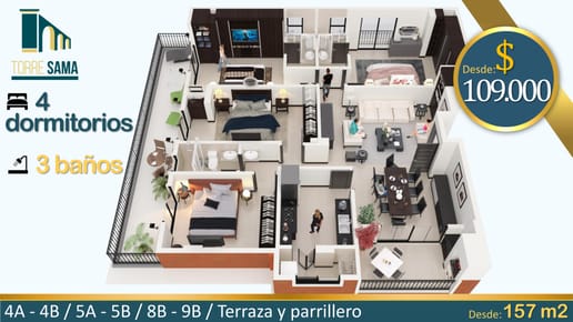 Hermosos departamentos en PRE-VENTA, reserva con Sus 1.000 !!!