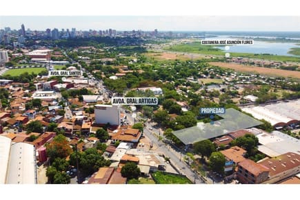 Terreno venta Barrio Jara Asunción sobre Artigas 