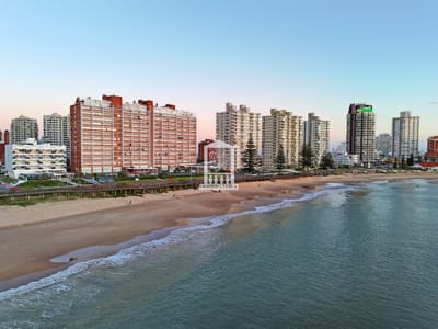 Playa Mansa, primera fila, contrafrente.