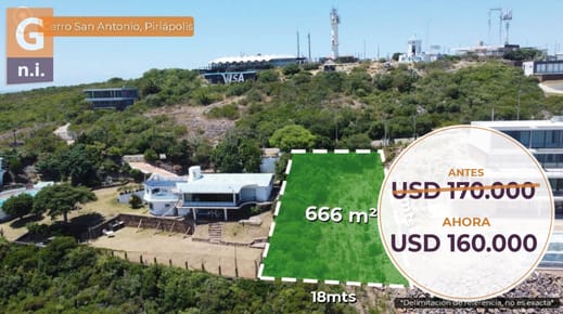 Terreno En Piriápolis (cerro San Antonio) Ref. 6957
