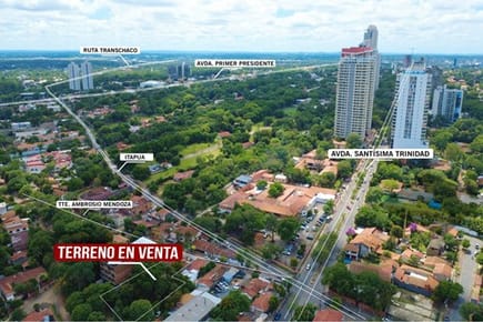 Terreno-Venta-Teniente Mendoza, Santísima Trinidad, Asunción
