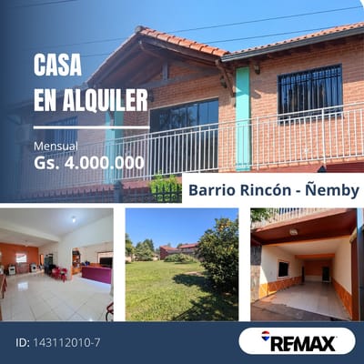 ???? ¡TU ALQUILER IDEAL EN RINCÓN DE ÑEMBY! ????