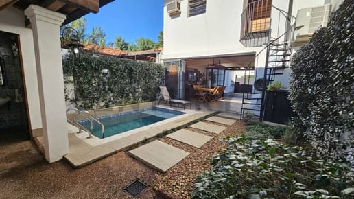 EN ALQULER - CASA AMOBLADA EN BARRIO MADAME LYNCH, ASUNCION